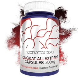 Nootropics Depot Tongkat Ali Extract 200mg (2% Eurycomanone HPTLC)