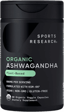 Sports Research Organic Ashwagandha KSM-66