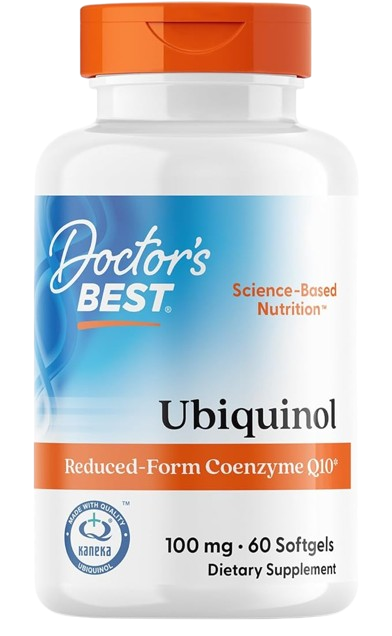 Doctor's Best Ubiquinol with Kaneka 100 mg (60 Softgels)