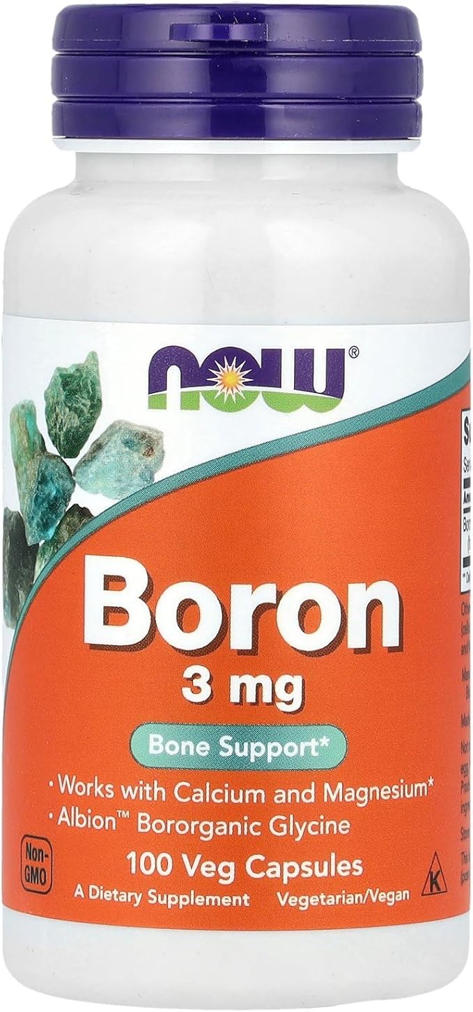 Now Foods Boron 3 mg (Bororganic Glycine)