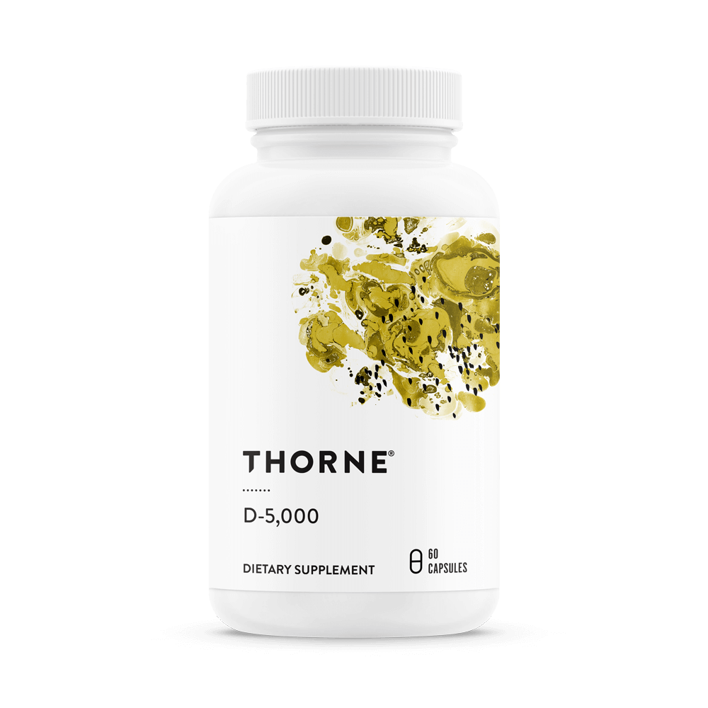 Thorne Vitamin D-5000 (NSF Certified for Sport, 5000 IU)